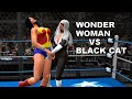 WWE Wonder Woman vs Black Cat