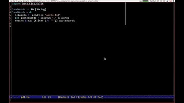 Project Euler Problem 42 - Live Coding solution in Haskell
