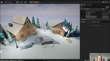 Holiday Card in Unreal Engine 5 using Blueprints Pt 5 - UE5 Game tutorial for absolute beginners