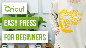 💛 Cricut Easy Press for Beginners | HTV on a Sweatshirt
