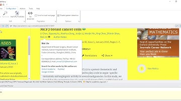 How to capture Author Name and Details from Journal links in oup.com