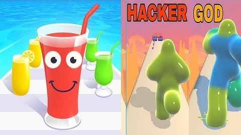 Blob Runner VS Juice Run- Gameplay ios,Android Video Pro Walkthrough Mobile Game All Levels(Howto)