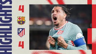 Thumbnail for HIGHLIGHTS | Barcelona 4-4 Atlético de Madrid | ⚽ Julián Alvarez, Griezmann, Llorente & Sørloth