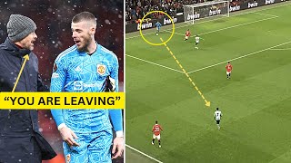 This is why Erik ten Hag is TIRED of David de Gea