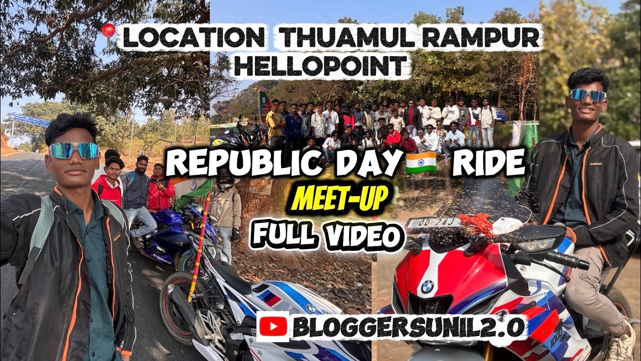 REPUBLIC DAY RIDE || THUAMUL RAMPUR‘HELLOPOINT || FULL VIDEO 
