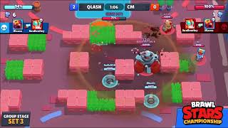 Nuts \& Bolts | 3 set | Qlash vs Codemagic | Brawl Stars Championship 2020 - March Finals - Day 1