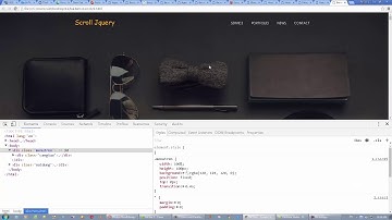 73 Project 8 Hiệu ứng scroll thay đổi header   Phần 4   hướng dẫn bài tập áp dụng
