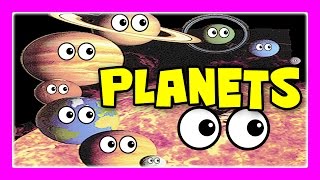 Planet Song - Planets of Solar System with Pluto / Educational Video For Children by JeannetChannel