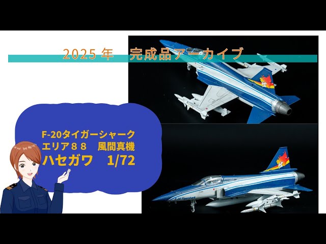 【ロビー品】F-20タイガーシャーク エリア88 風間真仕様 エリア88」 F-20 タイガーシャーク `風間真` (プラモデル