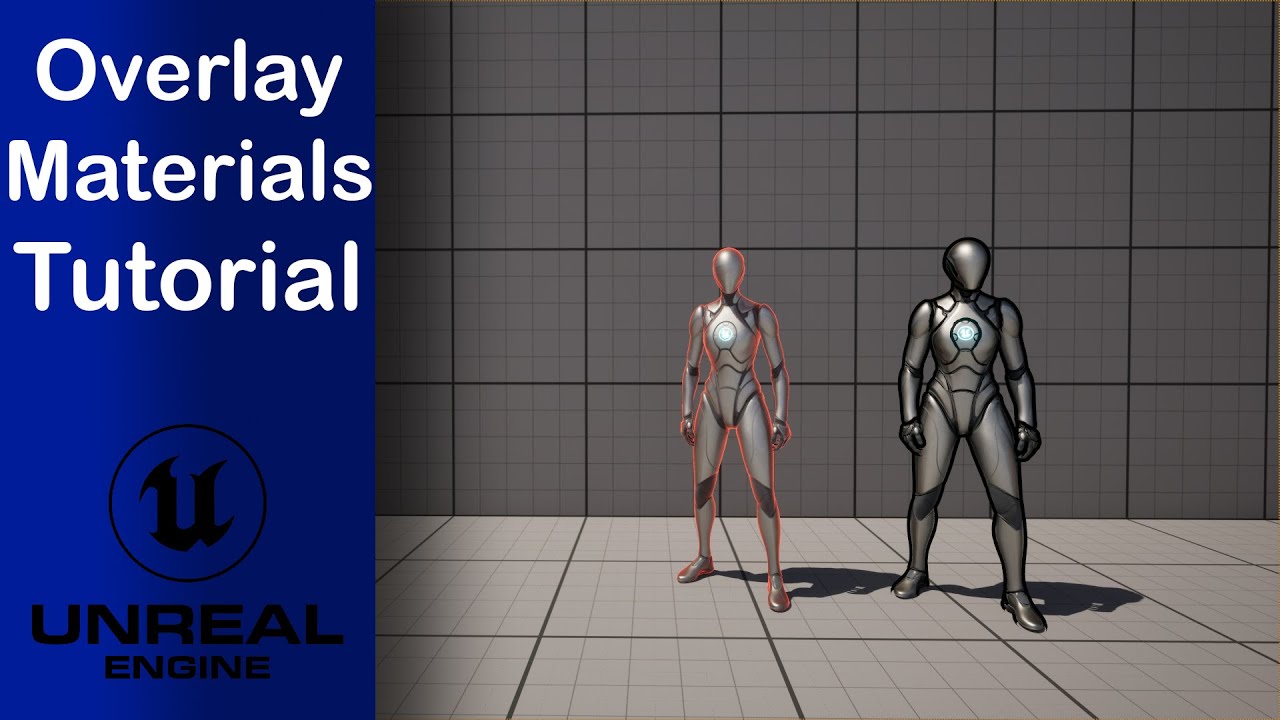How to make Overlay and Outline Materials in UE5 - YouTube