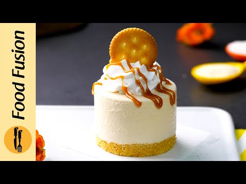 Eid Special Mini Salted Caramel Cheesecake Recipe by Food Fusion