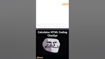 Coding html calculator using Ai tools Chat Gpt #tech #ai #chatgpt #html #hacker