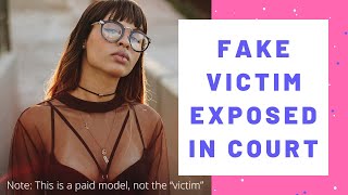 False Rape Victim Exposed in Open Court | False Rape Accusations (EDUCATIONAL VIDEO)