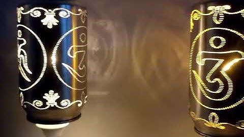 Handmade Đèn Tự Xoay Làm Bằng Vỏ Lon