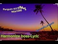 Harmonize-boss kazaliwa ( 0fficial_lyric)