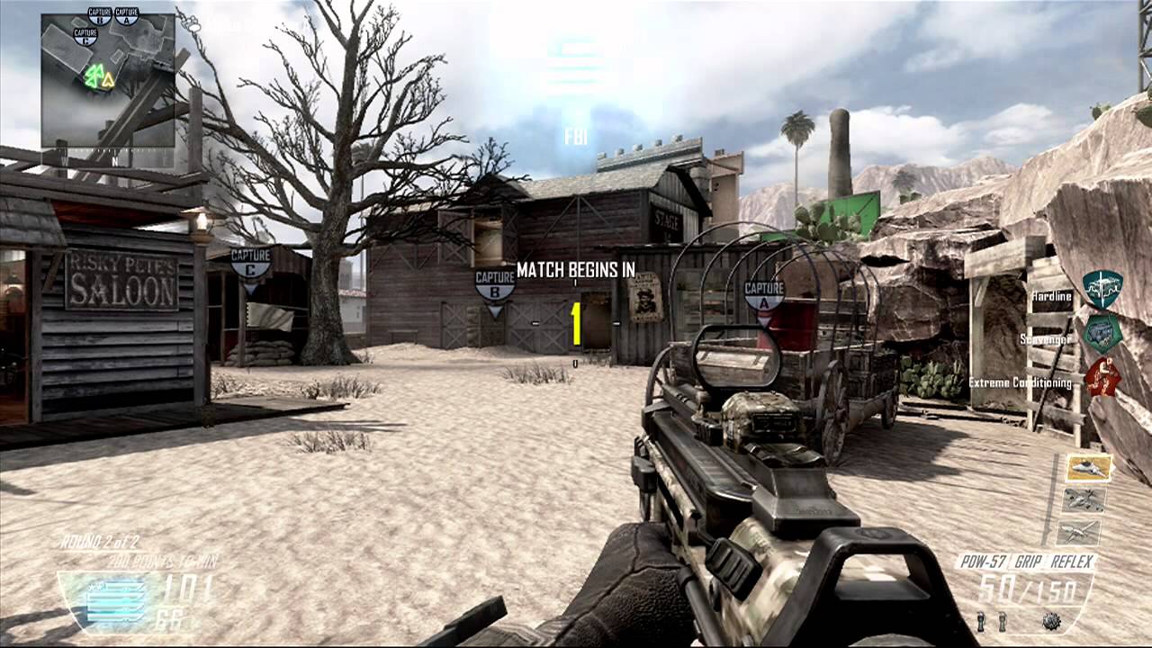 Black Ops 2 Multiplayer Gameplay 26 - Domination on Studio - Uprising Gameplay