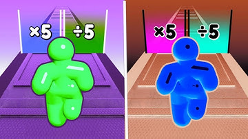 Tall Man Run vs Reverse Speed Run Walkthrough ,iOS Android Colour Ball Run New Update ( part : 504)