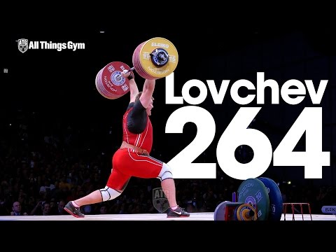 Aleksey Lovchev 264kg Clean & Jerk World Record + Slow Motion 2015 World Weightlifting Championships