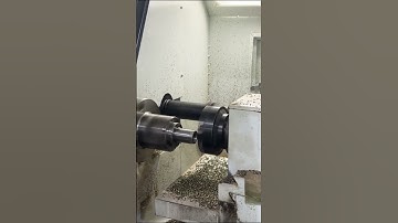 How the CNC machine precisely grinds the hexagon outside the quick coupling thread.