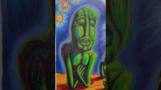 57...혜성 comet/1993/석춘기 ChunGi Seok/490×690mm/oilpastels on paper