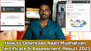 How to Download Naan Mudhalvan Certificate & Assessment Result FAST
