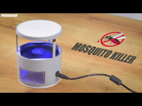 DIY Homemade Mosquito Killer Lamp 