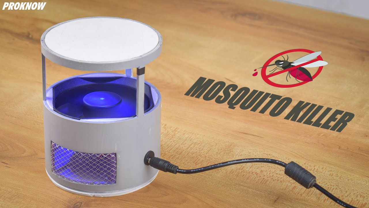 DIY Homemade Mosquito Killer Lamp 