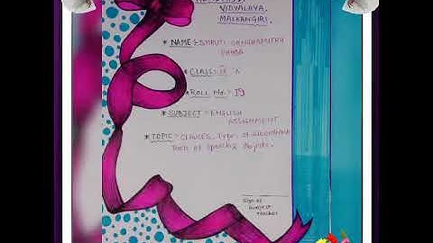 English assignment for class 9