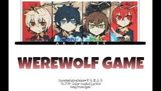 SoraMafuUraSaka (そらまふうらさか) - Werewolf Game | Color-coded Lyrics [eng/rom/jpn]