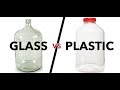 Bonbonnes en verre ou en plastique