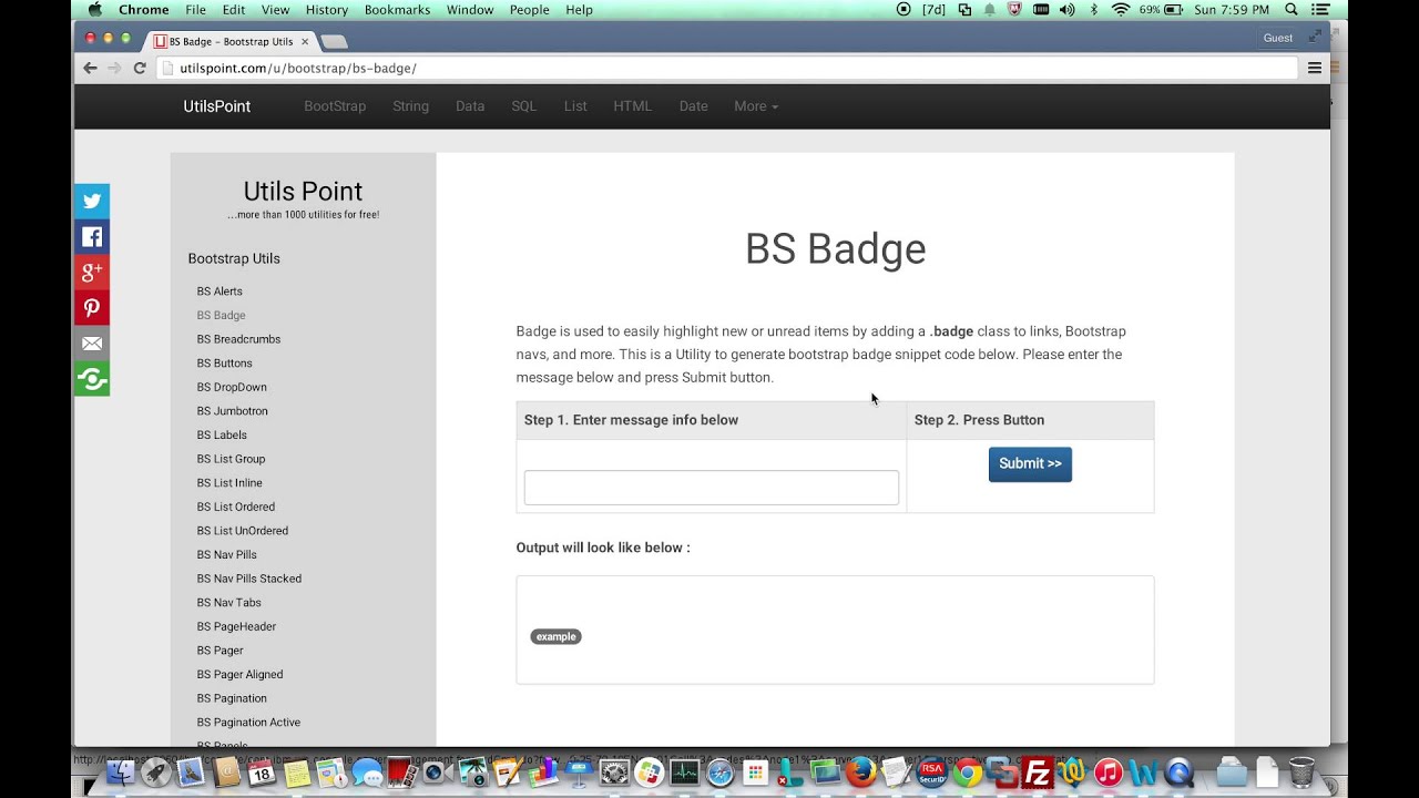 Bootstrap Badge - YouTube