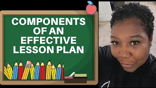 Components of an Effective Lesson Plan