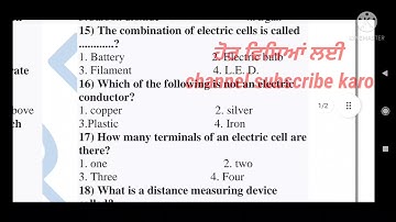 class 6th science term 1 December paper 2021#pseb term 1|13 December