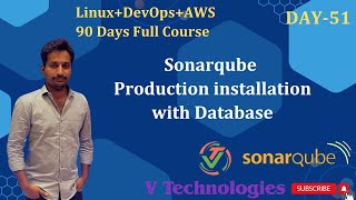 Day_51 | AWS DevOps 90 Days course | Sonarqube | Sonar | NagiReddy | VTechnologies