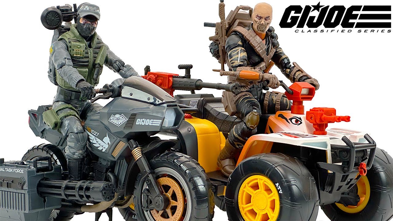 GI Joe Classified Series Night Pursuit w/ Shockwave & Tiger Paw w/ Wreckage Review!