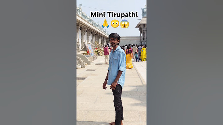 || Ee Temple Same తిరుపతి  లాగా  Vundi 🙏😳😱 || #vlog #ytshorts #tirupati #tirumala #shorts