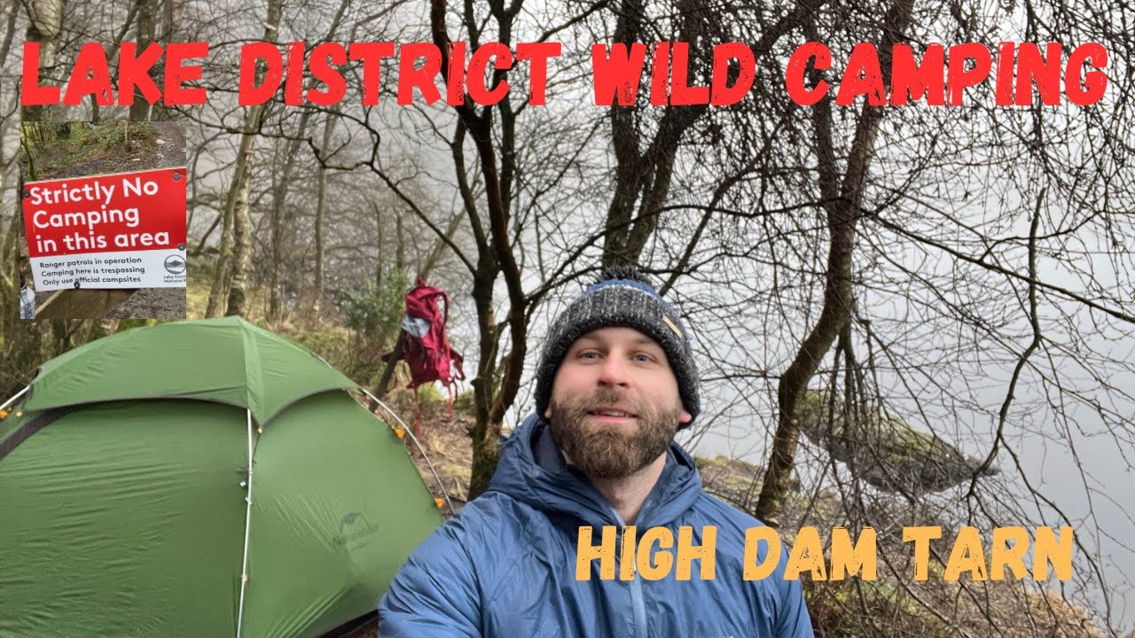 WILD CAMPING in the LAKE DISTRICT - High Dam Tarn! - YouTube