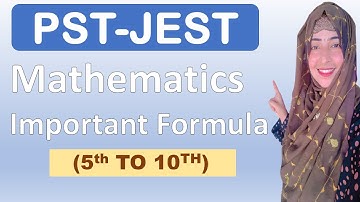 All Maths formulas Class 5th-10th )| All Maths Formulas