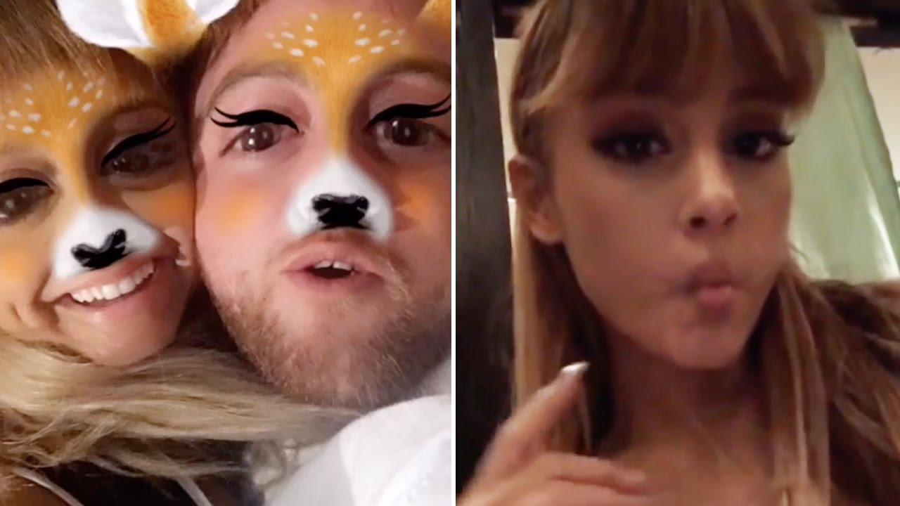 Ariana Grande | Snapchat Videos | October 2016 | ft Mac Miller - YouTube