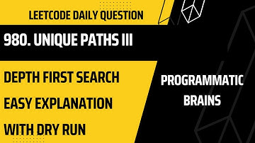 980. Unique Paths III | Leetcode Daily Challenge | DFS