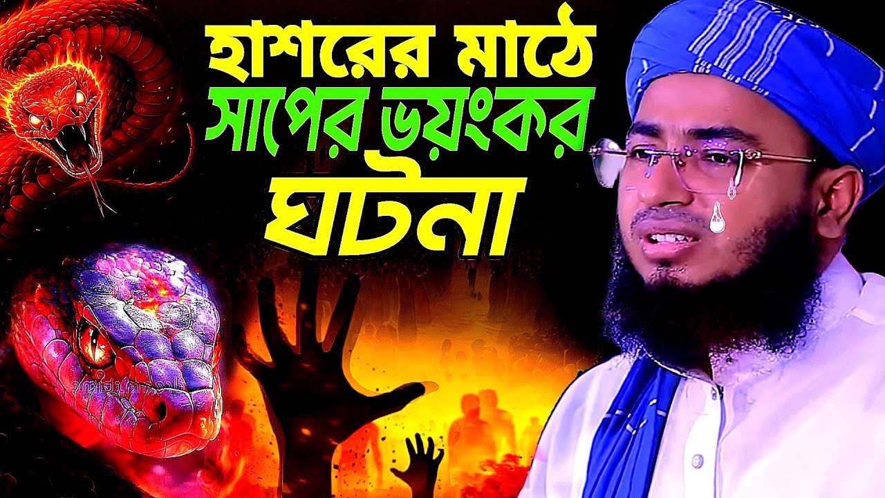 হাশরের মাঠে সাপের ভয়ংকর ঘটনা।। মাওলানা জহিরুল ইসলাম ফরিদী।। mawlana jahirul islam foridi 