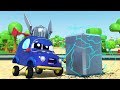 AVENGERS: BABY-THOR and TOW TRUCK are trying to repair the CITY POWER - Cartoon for Kids in Car City