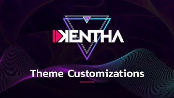 Website customizations - Kentha Music WordPress Theme