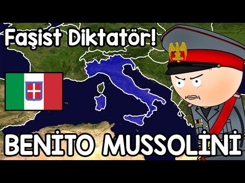 Benito Mussolini Hayatı - Haritalı Hızlı Anlatım