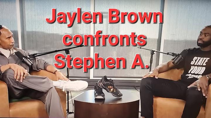 Jaylen Brown Confronts Stephen A. Smith About The Unnamed Source