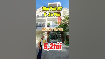 Nhà đẹp - KDC An Phú - mới 100%. Full nội thất. Giá 5,2ty. Quá đẹp #bannhathuanan #nhadep