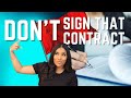 🛑 Don&#39;t sign a contract before watching this... 🛑 | How to read a contract