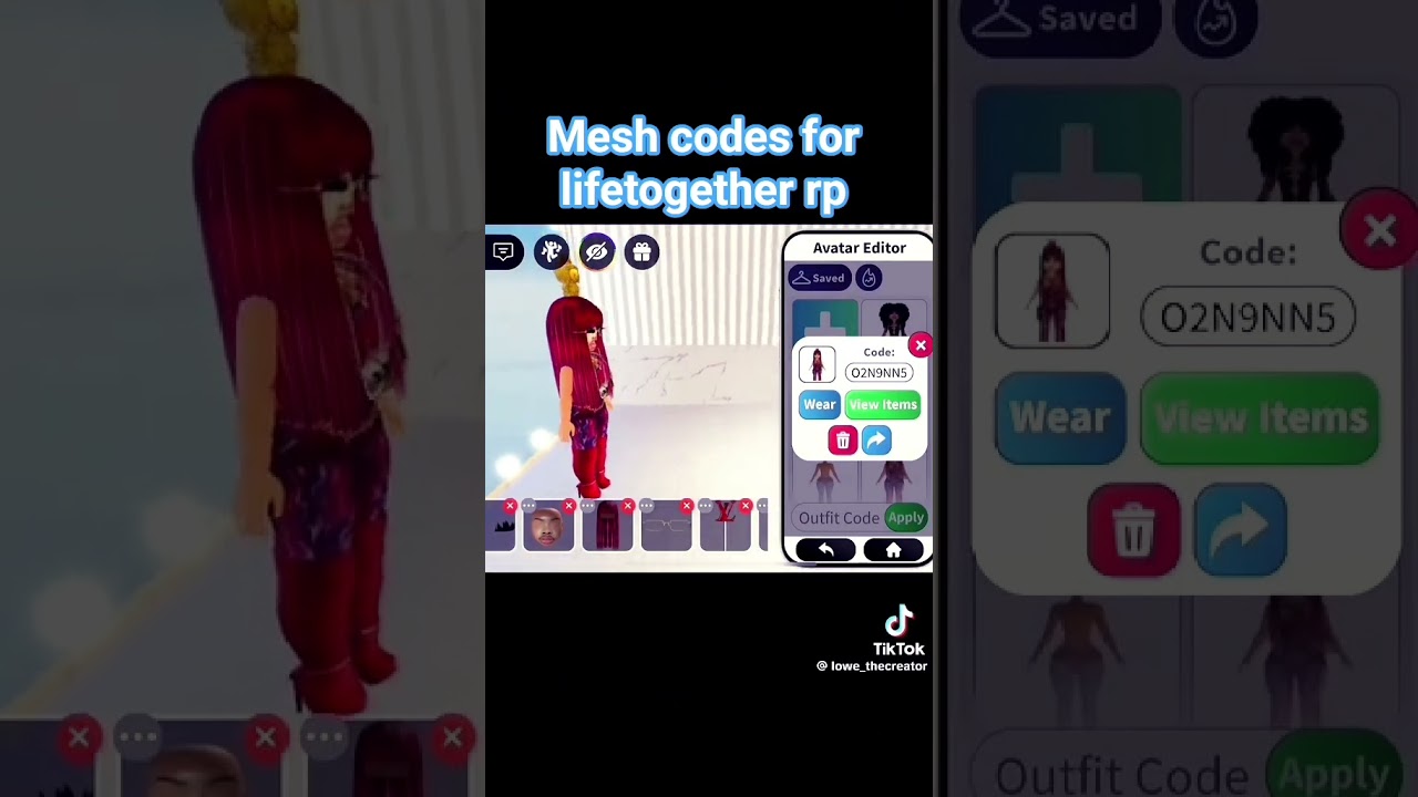 mesh codes for lifetogether🔥🔥🔥😉!!!!!