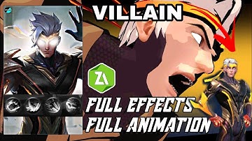 CHOU THUNDERFIST VILLAIN VERSION SKIN SCRIPT FULL EFFECTS WITH SOUND