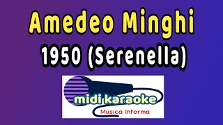 Video-Miniaturansicht von „Amedeo Minghi  -  1950 (SERENELLA) - karaoke“